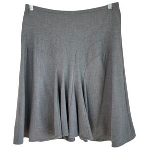 Vintage Y2K Womens Rave Stretch Pleated Skirt Gray Size 15 Interview Going Out‎
